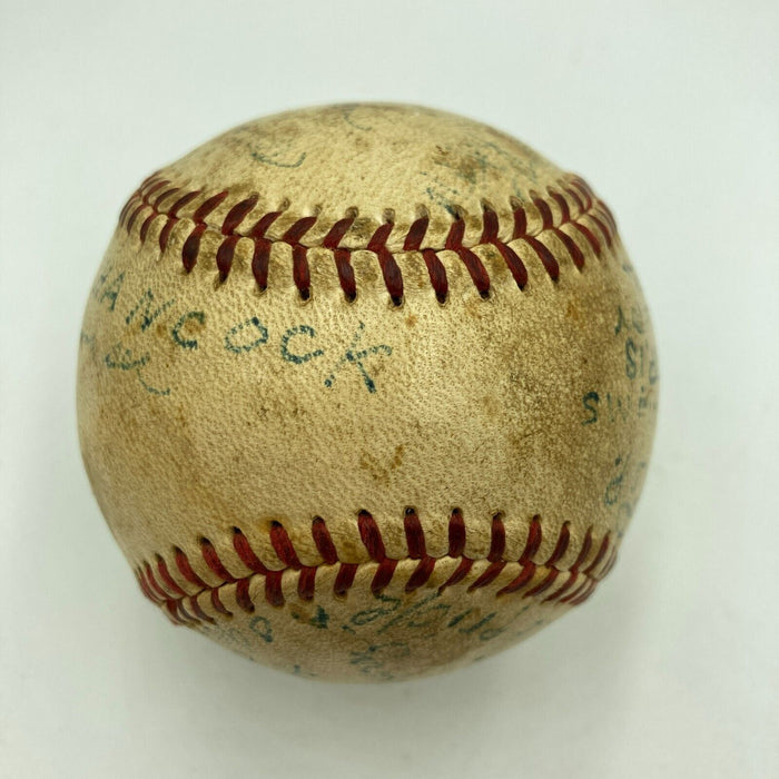 1955 Memphis Red Sox Negro League Signed Game Used National League Baseball