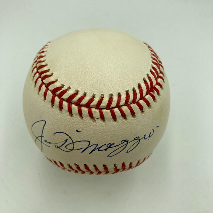 Beautiful Joe Dimaggio Signed Official American League Baseball JSA COA