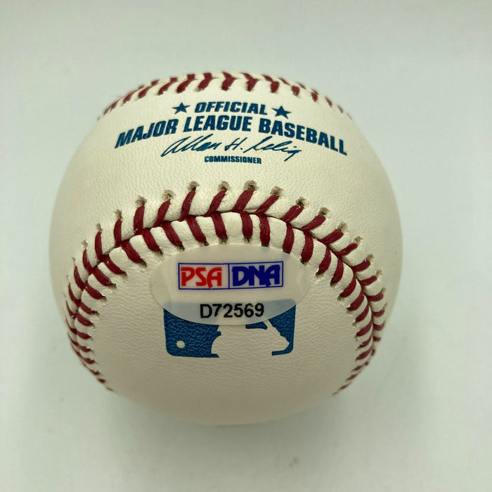 Bob Feller HOF 1962 Signed Major League Baseball PSA DNA Graded 10 GEM MINT