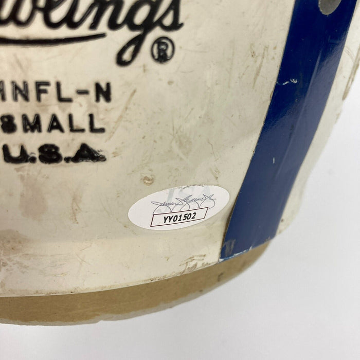 Johnny Unitas Baltimore Colts HOF Legends Multi Signed Vintage 1960's Helmet JSA