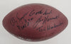 Walter Payton Joe Namath OJ Simpson Ray Nitschke HOF Signed Football JSA COA