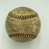 Bill McKechnie George Sisler Rabbit Maranville Braves Team Signed Baseball JSA