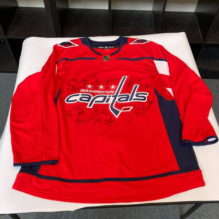 2019-20 Washington Capitals Team Signed Jersey With Alexander Ovechkin JSA COA