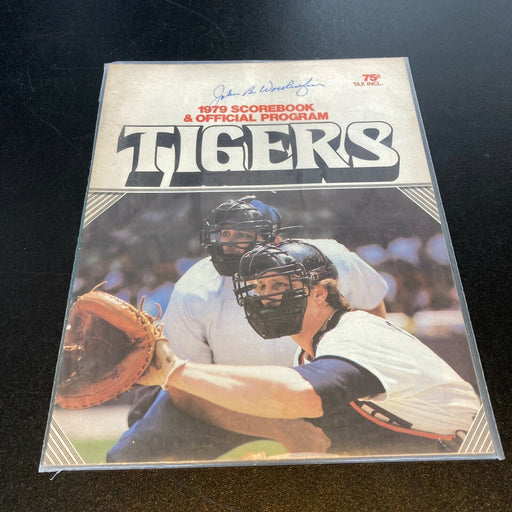 John Wockenfuss Signed Autographed 1979 Tigers Program