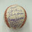 1996 Yankees Team Signed World Series Baseball Derek Jeter Mariano Rivera JSA