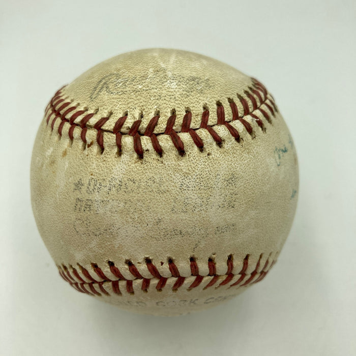 1977 World Series Signed Game Used Baseball New York Yankees VS Dodgers
