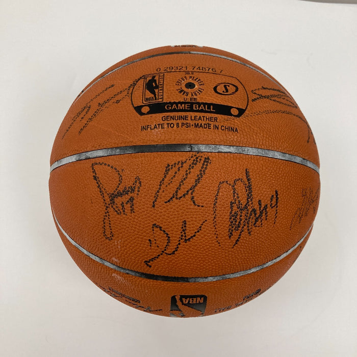 San Antonio Spurs Team Signed Game Used Basketball Tony Parker Ginobili Leonard