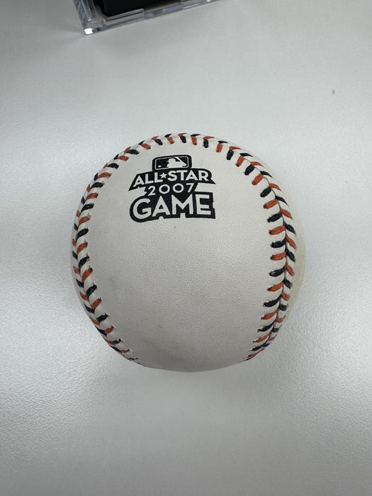 Arnold Schwarzenegger Single Signed 2007 All Star Game Baseball PSA DNA COA