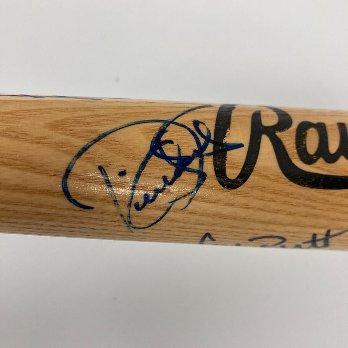 Hall Of Fame Multi Signed Bat 44 Sigs Willie Mays Hank Aaron Kirby Puckett JSA