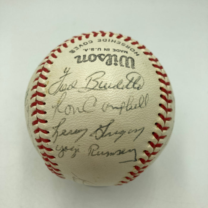 1965 Salt Lake Bears Team Signed Baseball Stan Hack Bobby Cox PSA DNA COA