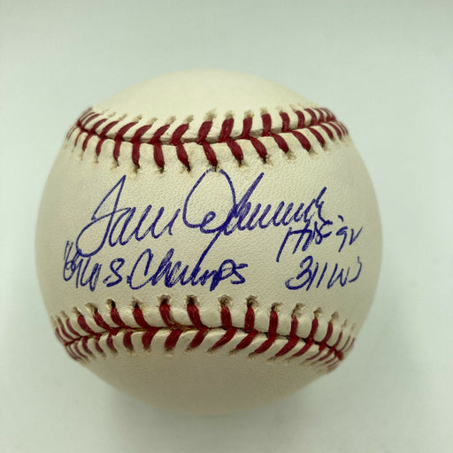 Tom Seaver Signed Heavily Inscribed Baseball JSA COA Graded MINT 9