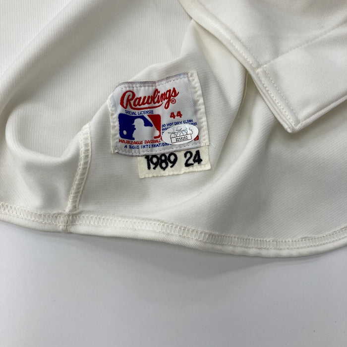 Willie Mays Signed San Francisco Giants Rawlings Game Model Jersey JSA COA