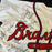 1991 Atlanta Braves NL Champs Team Signed Game Used Jersey 42 Sigs Beckett COA