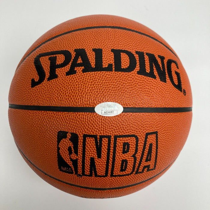 Larry Bird Signed Spalding Official NBA Game Basketball JSA & UDA Upper Deck COA