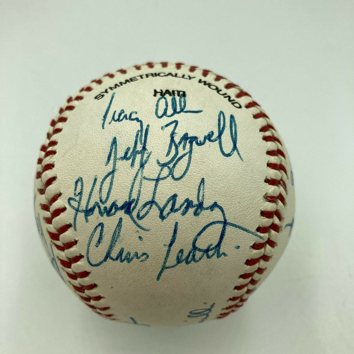 Jeff Bagwell Pre Rookie 1989 Red Sox Minor League Signed Baseball PSA DNA