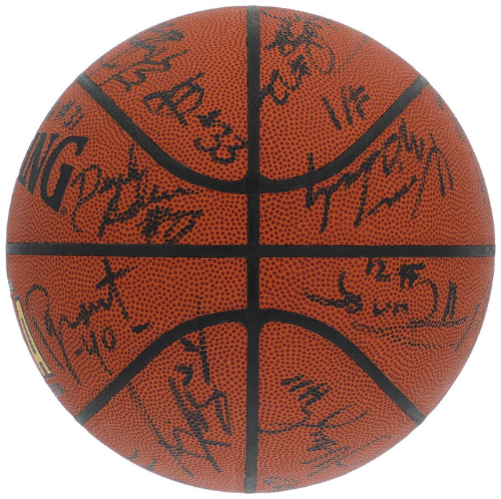 Tim Duncan Rookie 1997 NBA Draft Multi Signed Basketball 25 Sigs PSA DNA COA