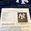 Beautiful Mickey Mantle Signed New York Yankees Game Jacket JSA Graded MINT 9