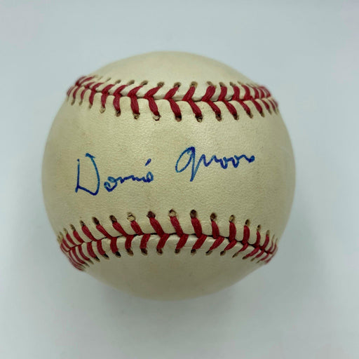 RARE Donnie Moore Single Signed Baseball Angels Dec. Age 35 - 1989 With JSA COA
