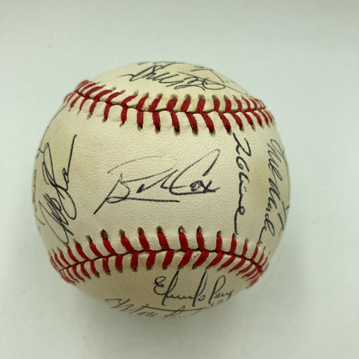 1996 Atlanta Braves NL Champs Team Signed National League Baseball JSA COA