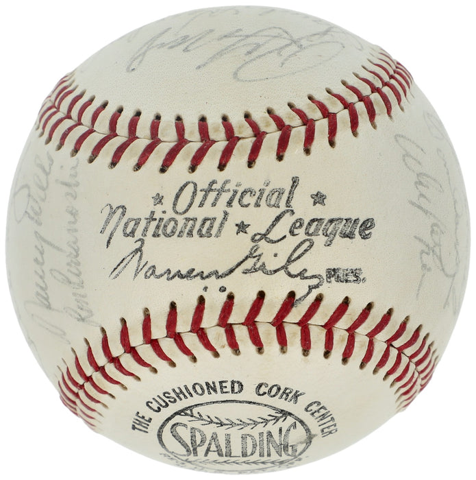 Sandy Koufax 1966 Los Angeles Dodgers Team Signed Baseball Beckett COA