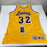 Magic Johnson Signed 1992-93 Los Angeles Lakers Pro Cut Jersey JSA COA & UDA