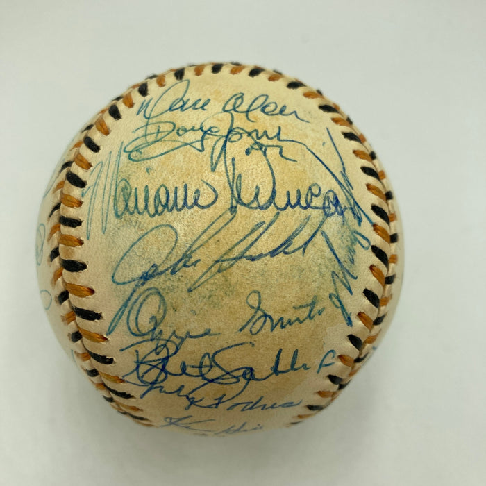 1994 All Star Game National League Team Signed Baseball Barry Bonds PSA DNA COA