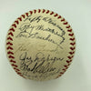 1939 Cleveland Indians Team Signed American League Baseball JSA COA Bob Feller