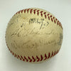 Babe Ruth Ty Cobb Honus Wagner 1939 HOF Inaugural Induction Signed Baseball PSA