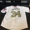 Bryce Harper Signed Authentic Washington Nationals Game Model Jersey JSA COA