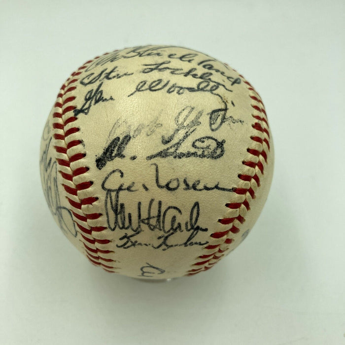 1955 Cleveland Indians Team Signed Official American League Baseball Larry Doby