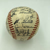 1955 Cleveland Indians Team Signed Official American League Baseball Larry Doby