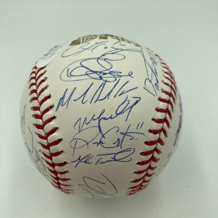 2007 Boston Red Sox World Series Champs Team Signed Baseball MLB Certified