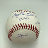 Gaylord Perry Signed Heavily Inscribed Career STAT Baseball PSA DNA COA