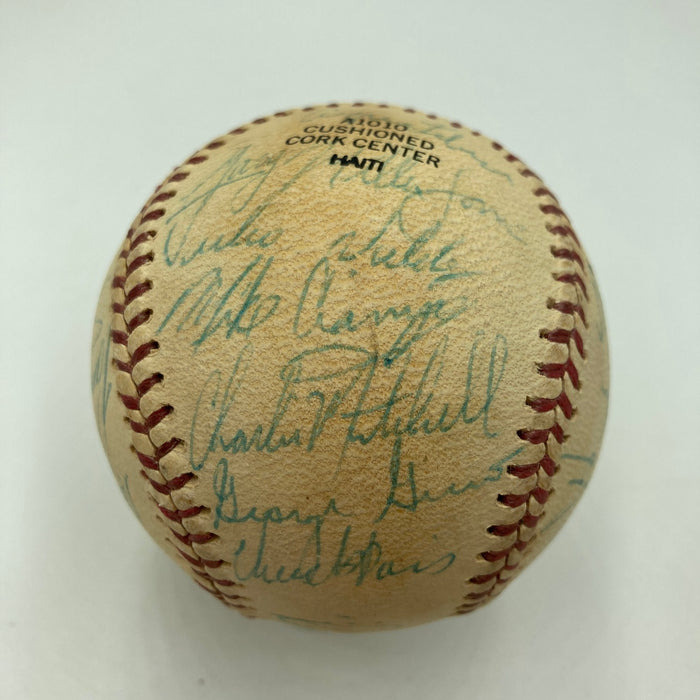 Roger Clemens Pre Rookie 1983 New Britain Red Sox Team Signed Baseball JSA COA