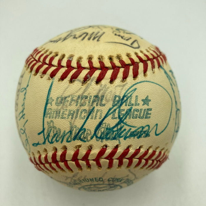 Nolan Ryan 1974 California Angels Team Signed American League Baseball JSA COA