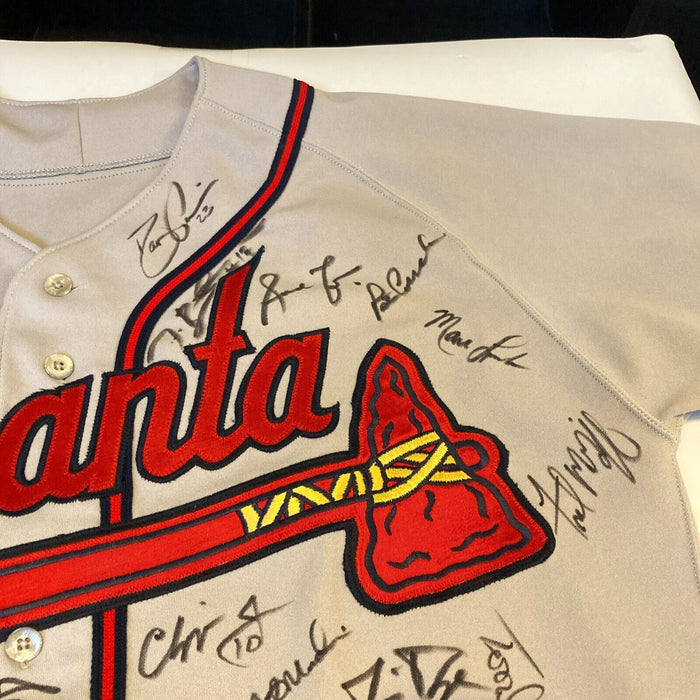 1996 Atlanta Braves Team Signed Authentic Game Model Jersey JSA COA