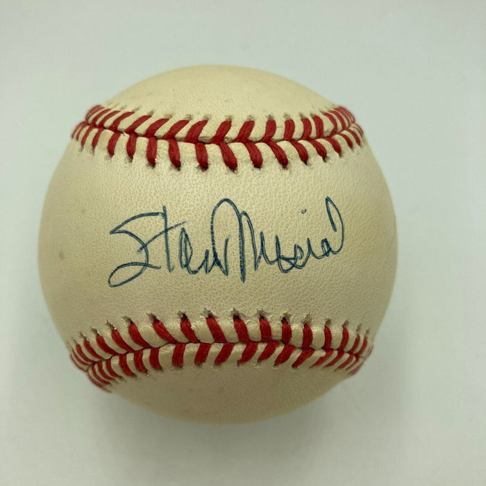 Rare Stan Musial Signed National League Baseball Upper Deck UDA COA