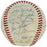 1956 New York Yankees World Series Champs Team Signed Baseball Mickey Mantle BAS
