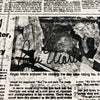 Roger Maris Signed 61 Home Run Newspaper Photo With JSA COA