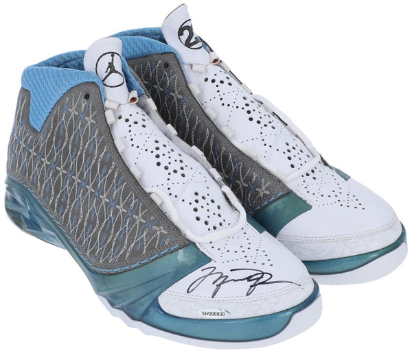 Michael Jordan Signed Nike Air Jordan XX3 Titanium Sneakers UDA Upper Deck COA