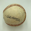 Satchel Paige Single Signed Baseball PSA DNA Graded Near Mint 8