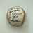 Beautiful 1965 Chicago Cubs Team Signed Baseball Ernie Banks Ron Santo JSA COA