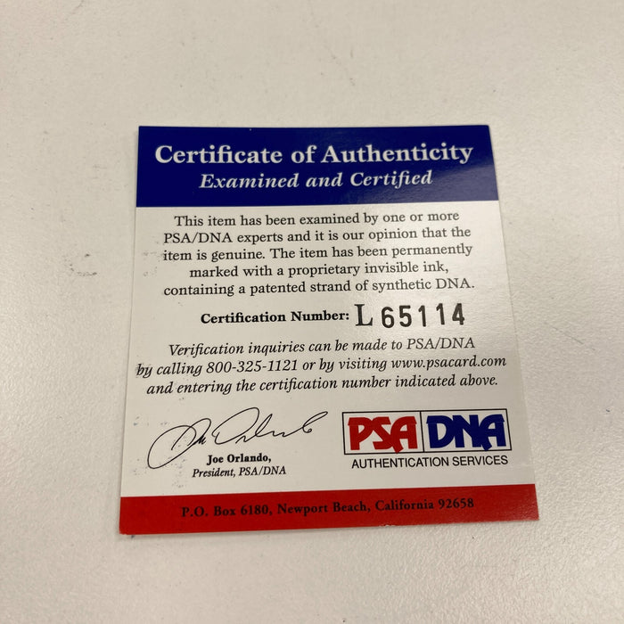 Arnold Palmer Signed Pennsylvania License Plate PGA Golf PSA DNA COA