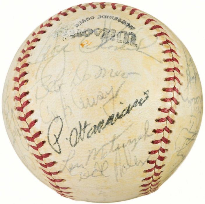 Ryne Sandberg Pre Rookie 1981 Oklahoma City 89ers Team Signed Baseball JSA COA