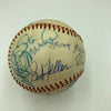 Willie Mays Joe Medwick Nellie Fox 1960's HOF Legend Multi Signed Baseball JSA