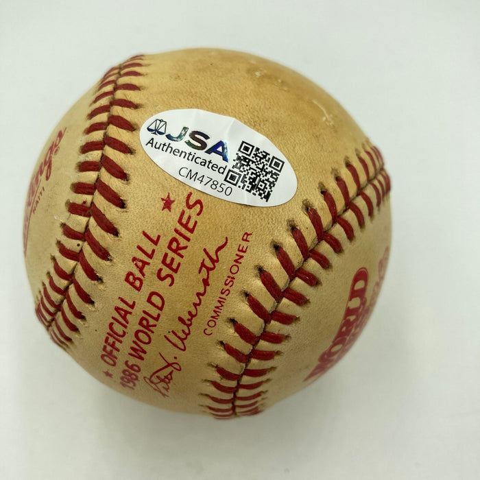 Don Baylor "Red Sox" Signed Vintage 1986 World Series Baseball JSA COA
