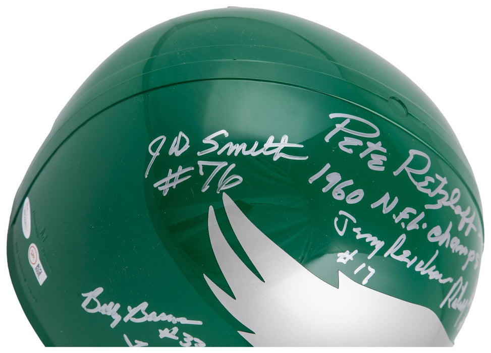 1960 Philadelphia Eagles NFL Champs Team Signed Full Size Helmet JSA Certified
