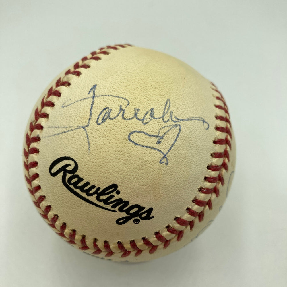 Farrah Fawcett & Ryan O'Neal Dual-Signed National League Baseball JSA COA