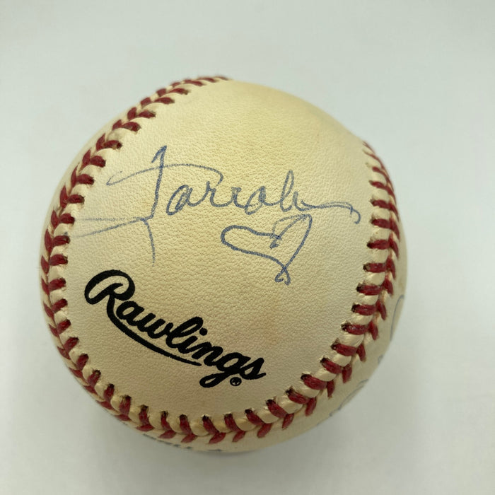 Farrah Fawcett & Ryan O'Neal Dual-Signed National League Baseball JSA COA