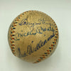 Babe Ruth, Mickey Mantle, Joe Dimaggio & Roger Maris Signed Baseball JSA COA